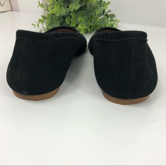 Matt Bernson Waverly Cap Toe Ballet Flats Black suede Size 7M. - Picture 7 of 12